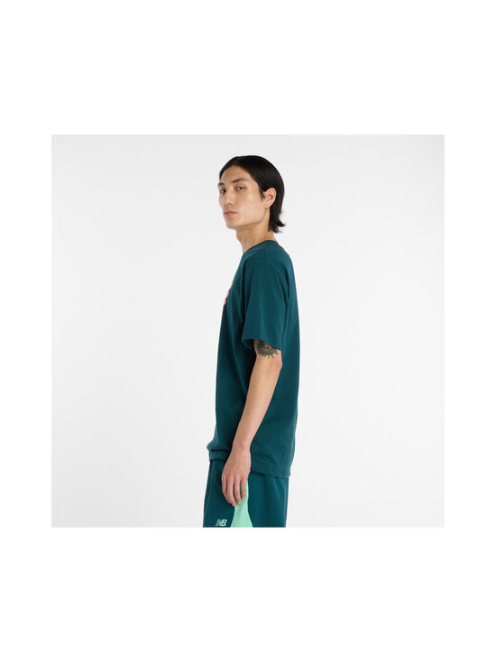 New Balance - T-särk Athletics Premium Relaxed Logo - AAV MEDUSA GREEN | Stockmann - photo 2