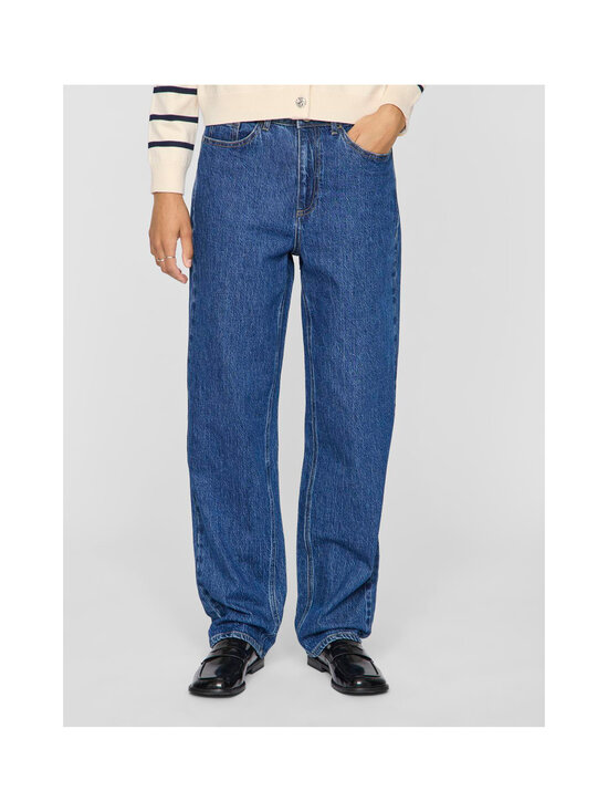 Vila - ViKelly High Waist Straight -farkut - MEDIUM BLUE DENIM DETAIL:WASH MBD 244 | Stockmann - photo 5