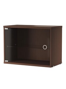 String Furniture - String-vitriinikaappi tumma tammi 58 x 30 cm - BROWN | Stockmann