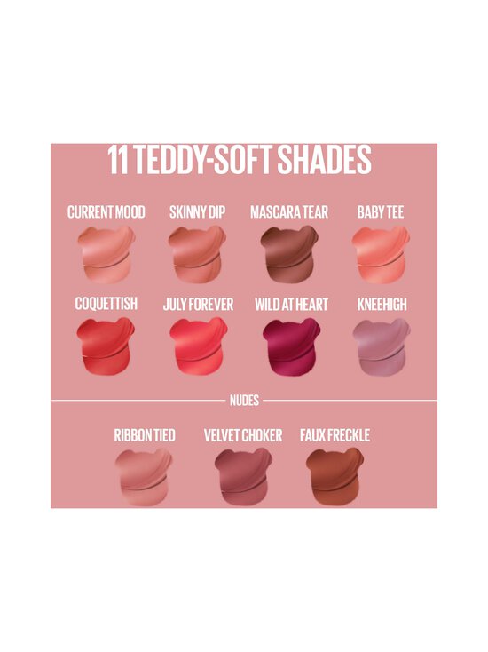 Maybelline - Superstay Teddy Tint -nestemäinen huulipuna - 105 VELVET CHOCKER | Stockmann - photo 10
