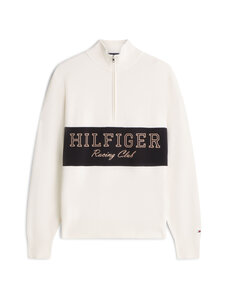 Tommy Hilfiger - Modern Athleisure Zip Mock Neck -neule - Z00 IVORY PETAL | Stockmann