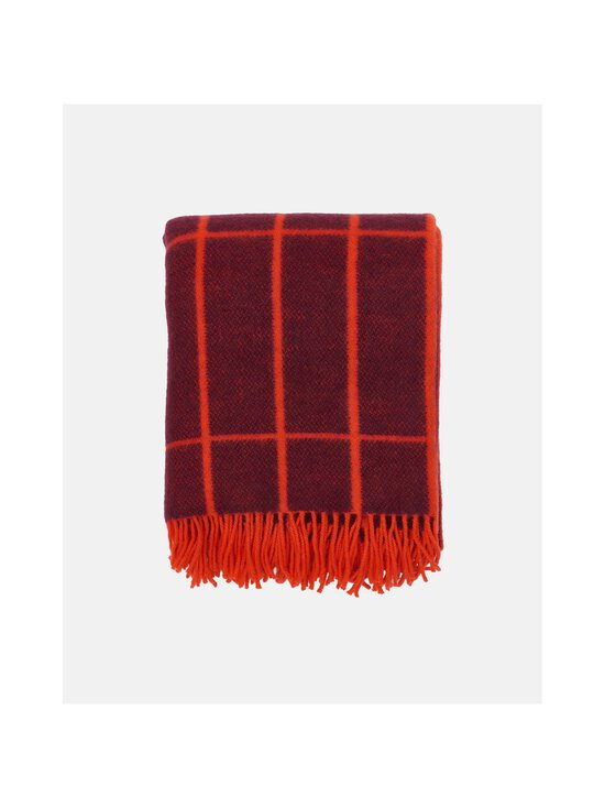 Marimekko - Tiiliskivi-huopa - 430 PLUM, ORANGE RED | Stockmann - photo 2