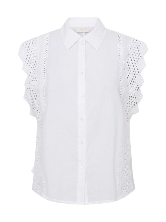 Freequent - FQBina Lace -paitapusero - 8220 BRILLIANT WHITE | Stockmann - photo 1