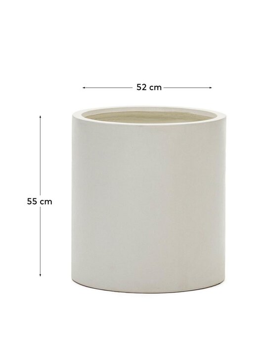 Kave Home - Aiguablava-ruukku valkoinen ⌀ 52 cm - WHITE | Stockmann - photo 5