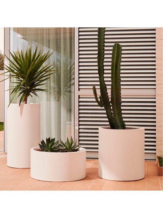 Kave Home - Aiguablava-ruukku valkoinen ⌀ 52 cm - WHITE | Stockmann - photo 2