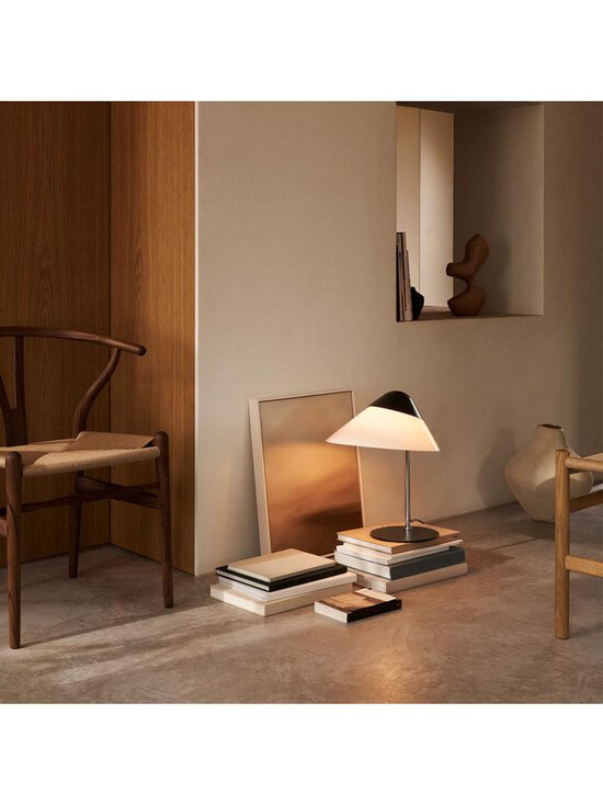 Carl Hansen&Son - HJW02 Opala Midi -pöytävalaisin - KROMI,VALKOINEN | Stockmann - photo 4