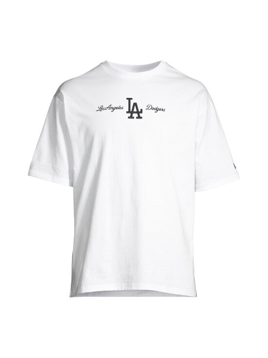 New Era - MLB Script Los Angeles Dodgers t-paita - WHI | Stockmann - photo 1