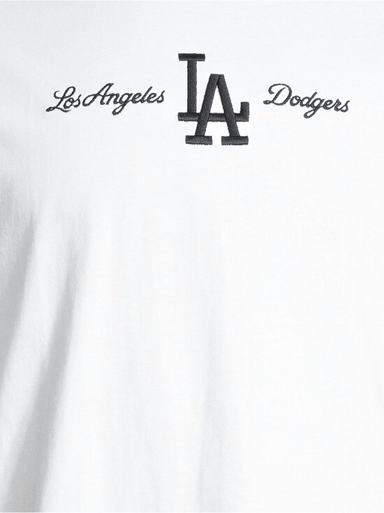 New Era - MLB Script Los Angeles Dodgers t-paita - WHI | Stockmann - photo 4