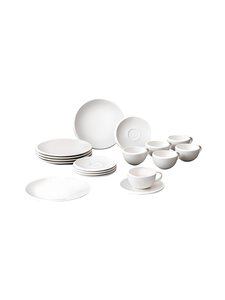 Villeroy & Boch - NewMoon Coffee Set kafijas servīze 18 gab. - WHITE | Stockmann