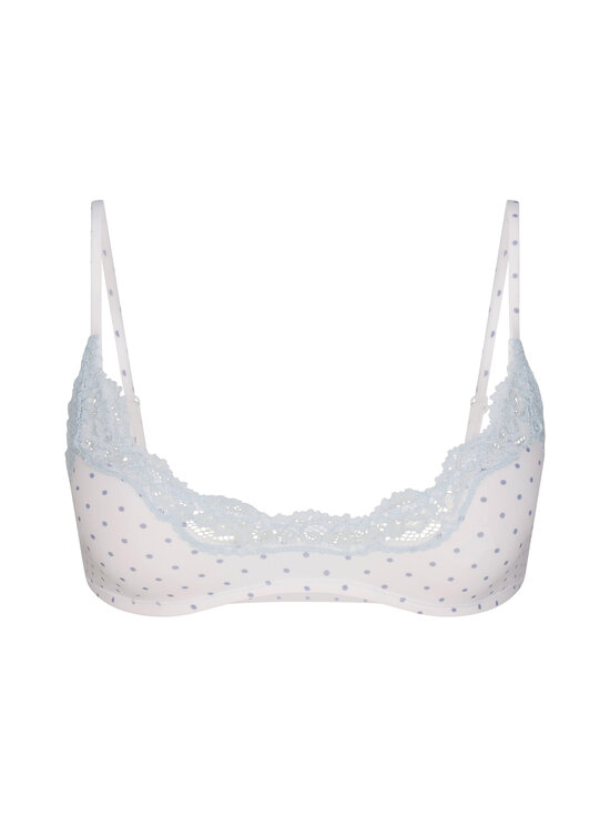 SKIMS - Fits Everybody Lace Scoop Bralette -rintaliivit - SLATE PIN DOT PRINT | Stockmann - photo 1