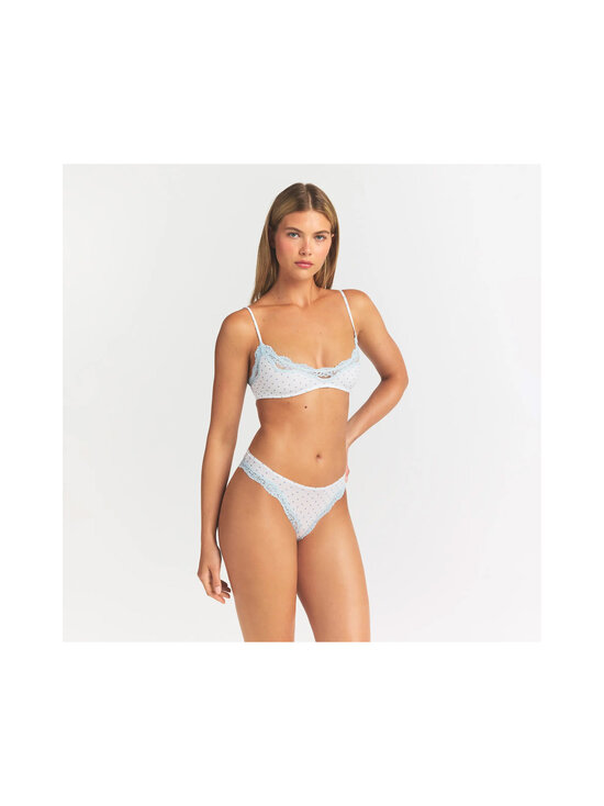 SKIMS - Fits Everybody Lace Scoop Bralette -rintaliivit - SLATE PIN DOT PRINT | Stockmann - photo 2