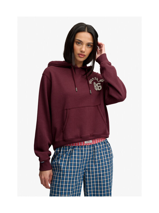 Superdry - ATH Essential Applique Crop -huppari - 1KD PORT RED | Stockmann - photo 2