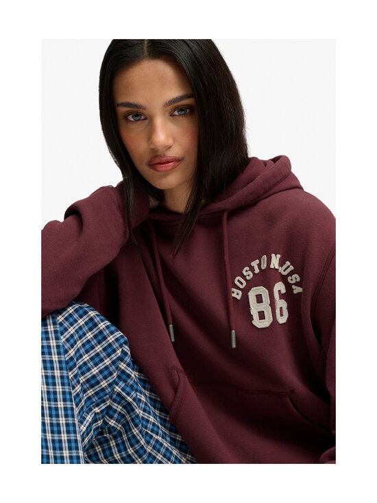 Superdry - ATH Essential Applique Crop -huppari - 1KD PORT RED | Stockmann - photo 6
