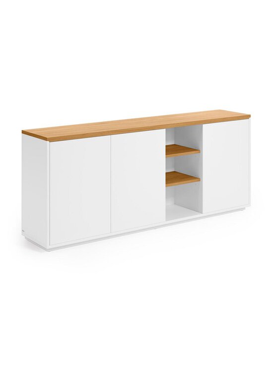 Kave Home - Abilen-senkki tammi/valkoinen 180 x 75 cm - WHITE | Stockmann - photo 1