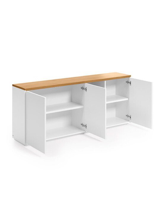 Kave Home - Abilen-senkki tammi/valkoinen 180 x 75 cm - WHITE | Stockmann - photo 2