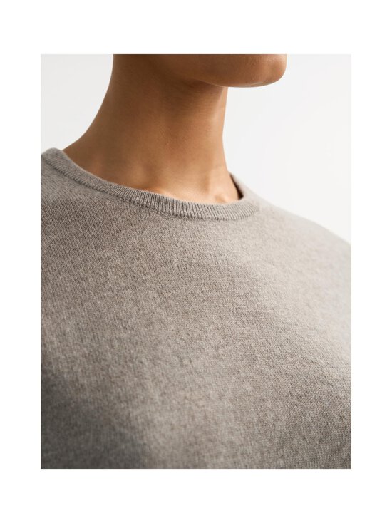 Soft Goat - Crewneck- lyhythihainen neulepusero - GREIGE | Stockmann - photo 4