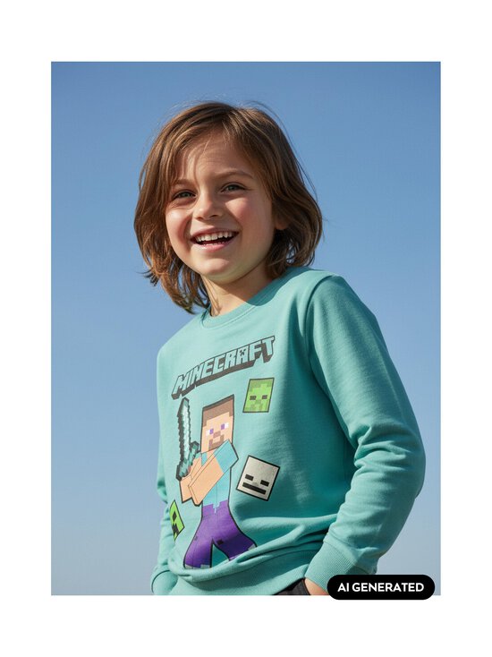 MINECRAFT - Minecraft-collegepaita - BLUE | Stockmann - photo 2