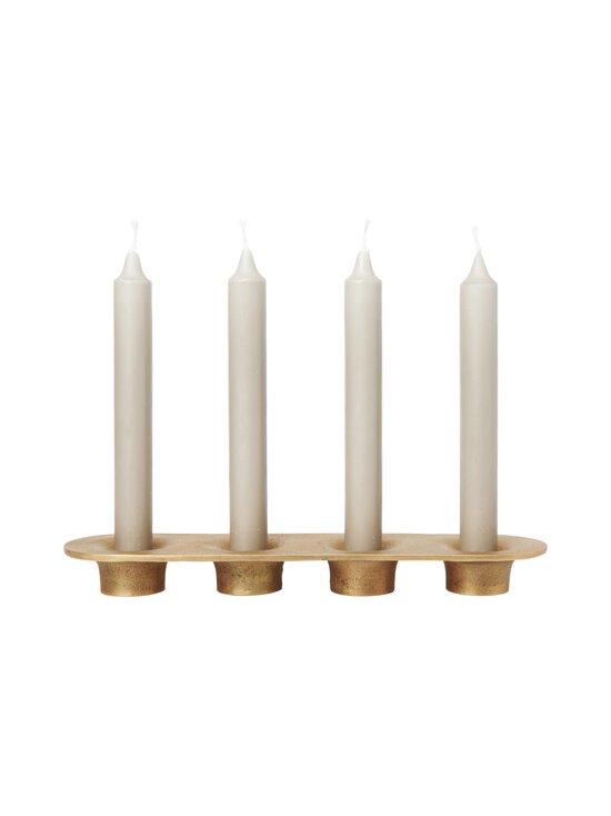 Ferm Living - Soothe 4 -kynttilänjalka - BRASS FINISH | Stockmann - photo 2
