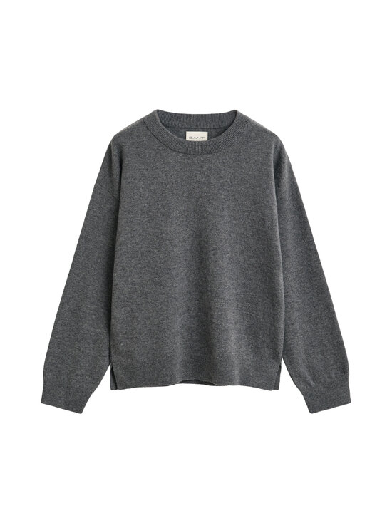 GANT - Superfine Lambswool -neule - 90 CHARCOAL MELANGE | Stockmann - photo 1