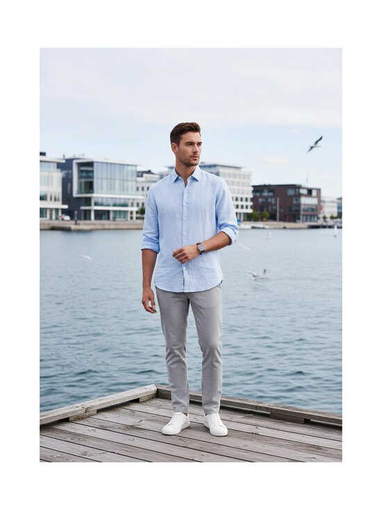 CONSTRUE - Macedonia Slim Fit krekls ar apkakli - LT. BLUE 2TONE | Stockmann - photo 6