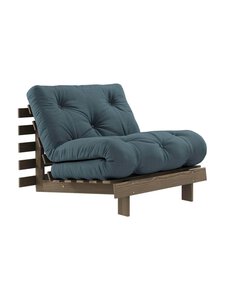 Karup Design - Roots-futonnojatuoli petrol blue/ruskea - BLUE | Stockmann