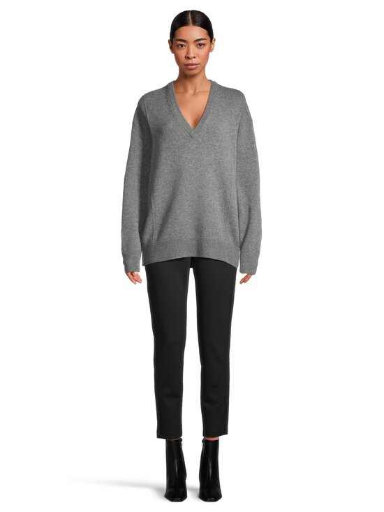 Jil Sander - V-neck Pintuck -neule - 026 BASALT - photo 2 Jil Sander - V-neck Pintuck -neule - 026 BASALT | Stockmann - photo 2