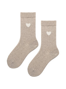 Kunert - Cosy Cashmere Heart zeķes - 8320 BEIGEMEL | Stockmann