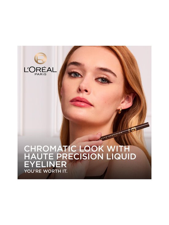 L'Oréal Paris - Haute Precision Felt-tip Eyeliner -silmänrajauskynä - BRUN LEATHER | Stockmann - photo 3