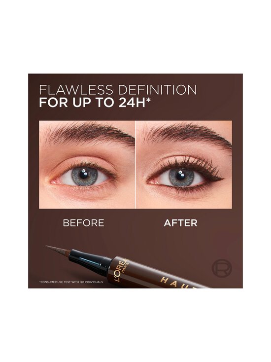 L'Oréal Paris - Haute Precision Felt-tip Eyeliner -silmänrajauskynä - BRUN LEATHER | Stockmann - photo 5