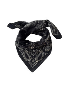 lescarf - Cashmere Paisley -huivi - BLACK & WHITE | Stockmann