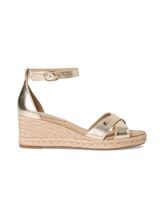Tommy Hilfiger - Sandaalid Mid Wedge Espad X Cross - 0HS GOLD | Stockmann - photo 1