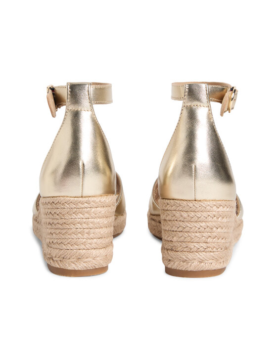 Tommy Hilfiger - Sandaalid Mid Wedge Espad X Cross - 0HS GOLD | Stockmann - photo 3