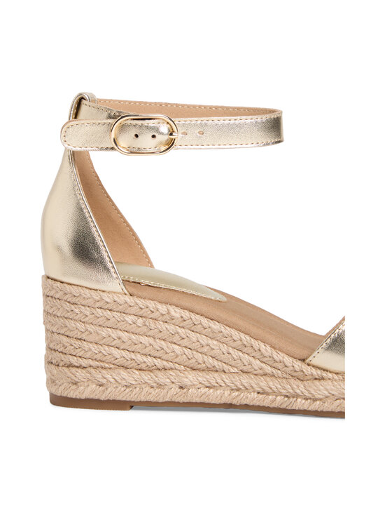 Tommy Hilfiger - Sandaalid Mid Wedge Espad X Cross - 0HS GOLD | Stockmann - photo 5
