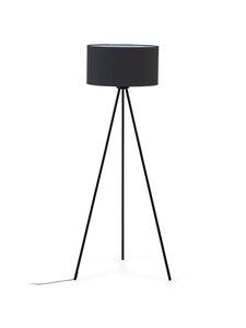 Kave Home - Ikia-lattiavalaisin - MUSTA,VALKOINEN | Stockmann