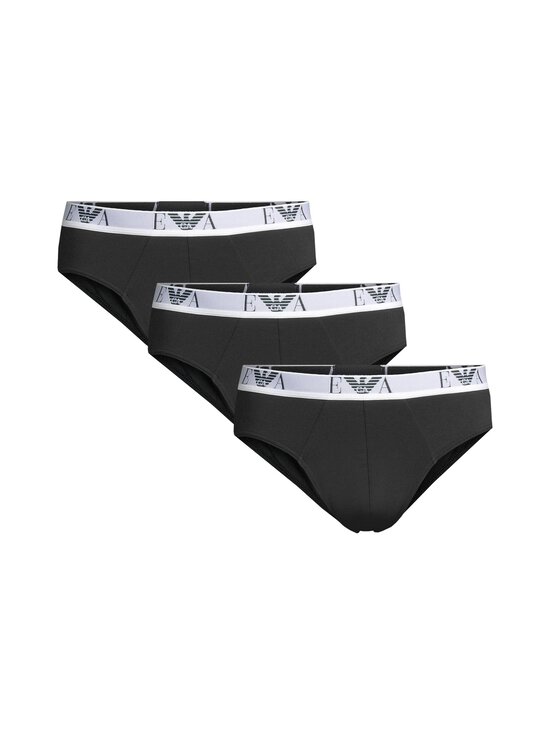 Emporio Armani - Bold Monogram -alushousut 3-pack - MC061 MC061 BLACK/BLACK/BLACK | Stockmann - photo 1