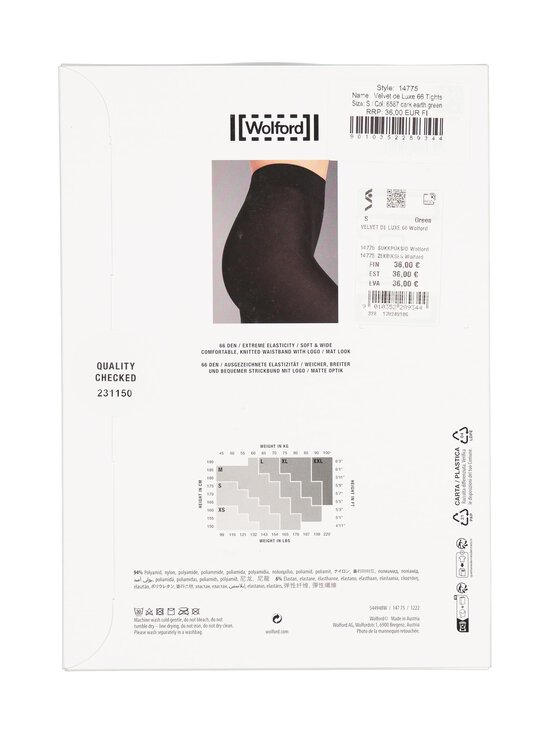 Wolford - Velvet De Luxe 66 den Tights - 6587 - DARK EARTH GREEN - photo 2 Wolford - Velvet De Luxe 66 den Tights - 6587 - DARK EARTH GREEN | Stockmann - photo 2