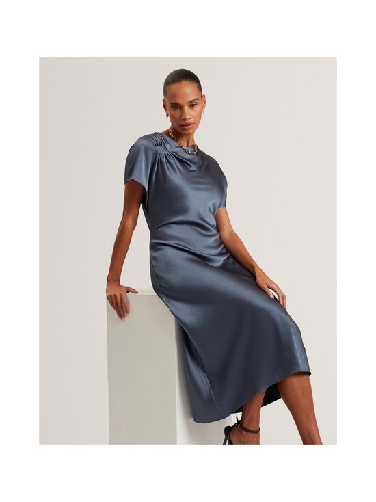 Ted Baker London - Dascha Draped Neck Bias -midimekko - GREY | Stockmann - photo 7