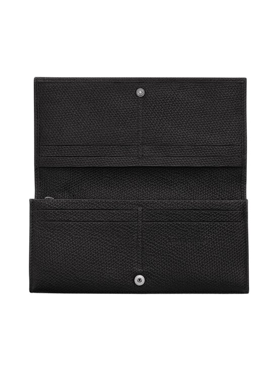 Longchamp - Nahast rahakott Le Roseau, 19,5 x 9 cm - 001 BLACK | Stockmann - photo 3