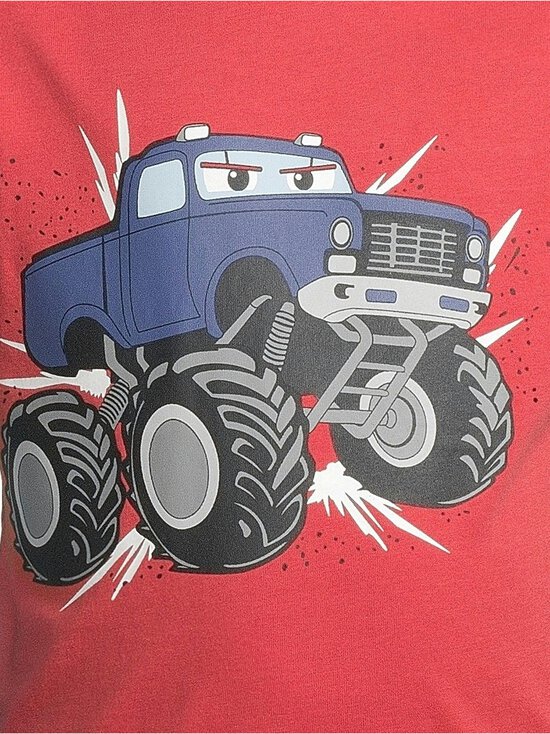 Bogi - Elmer Monster Truck T-paita - FIRE RED - photo 4 Bogi - Elmer Monster Truck T-paita - FIRE RED | Stockmann - photo 4