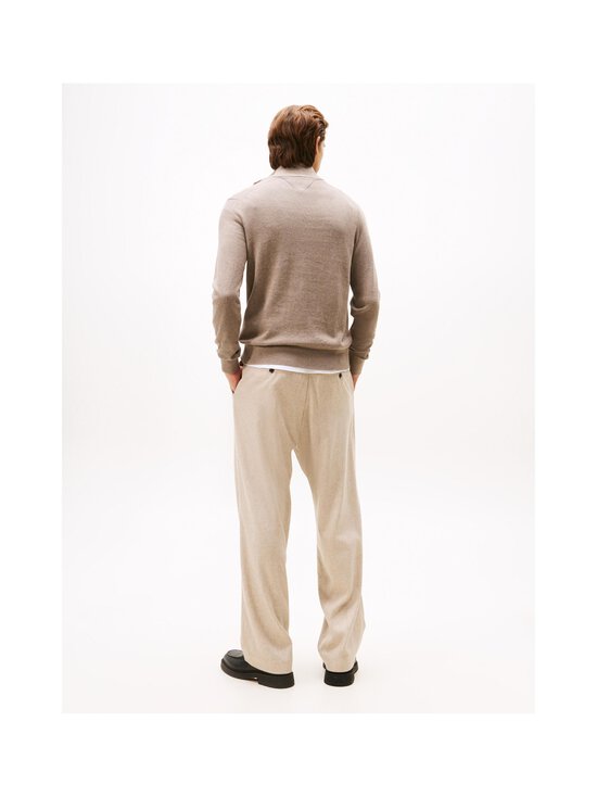 Tommy Hilfiger - Pima Cotton Cashmere Mock Neck -neule - HI3 COASTAL TAUPE HEATHER | Stockmann - photo 2