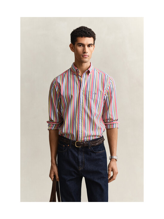 GANT - Regular Multistripe kokvilnas krekls ar pogām - 105 MULTICOLOR | Stockmann - photo 2