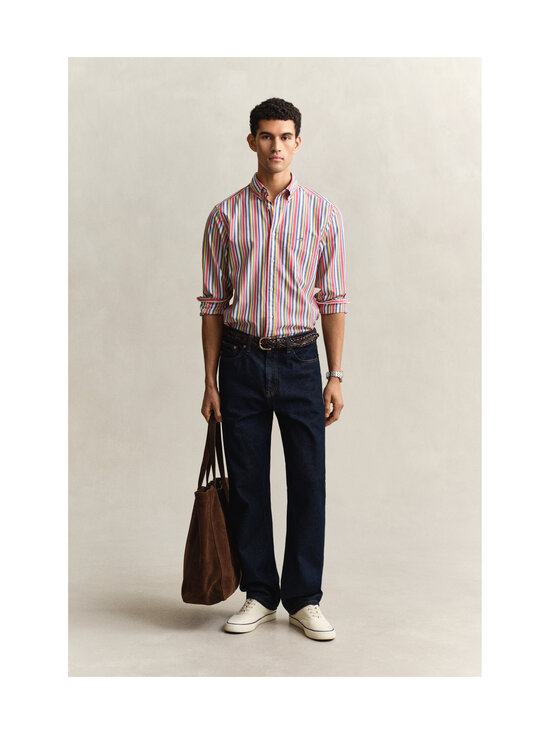 GANT - Regular Multistripe kokvilnas krekls ar pogām - 105 MULTICOLOR | Stockmann - photo 4