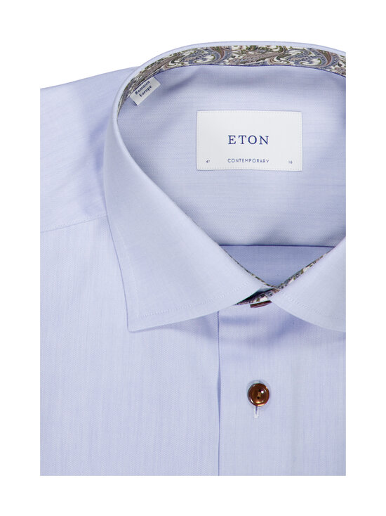 Eton - Paisley Effect Signature Twill Contemporary -kauluspaita - LIGHT BLUE | Stockmann - photo 2