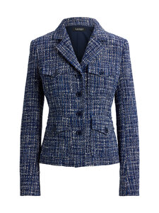 Lauren Ralph Lauren - Kudottu bleiseri - NAVY BLUE MULTI | Stockmann