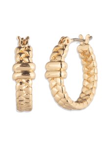 Lauren Ralph Lauren - Z Haeerringbone Hoop auskari - 710 GLD | Stockmann
