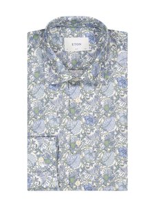 Eton - Slim Fit Floral Signature krekls ar apkakli - 65 MID GREEN | Stockmann