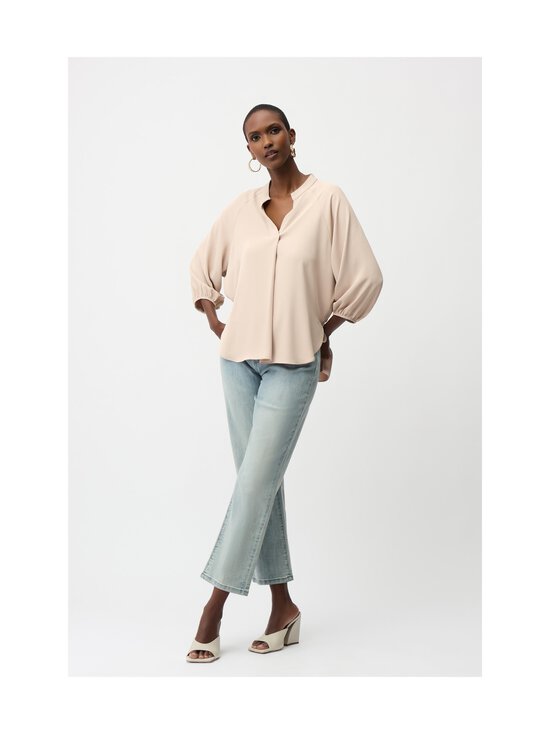 Joseph Ribkoff - Pluus Twill Boxy Top With Mandarin Collar - 4370 PARCHMENT | Stockmann - photo 5