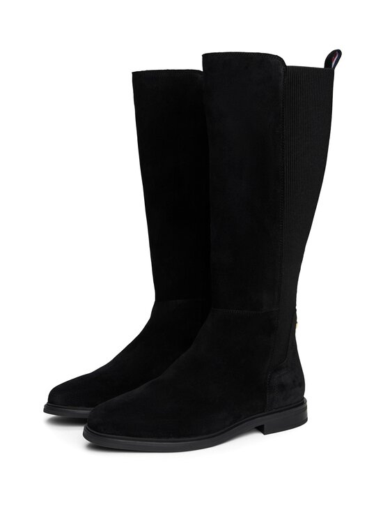 Tommy Hilfiger - Flag Suede Long Boot zābaki - BDS BLACK - photo 2 Tommy Hilfiger - Flag Suede Long Boot zābaki - BDS BLACK | Stockmann - photo 2