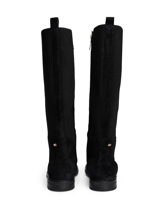 Tommy Hilfiger - Flag Suede Long Boot zābaki - BDS BLACK - photo 3 Tommy Hilfiger - Flag Suede Long Boot zābaki - BDS BLACK | Stockmann - photo 3
