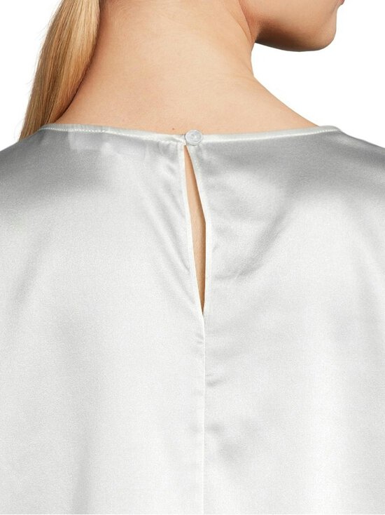 ESSENTIALS by Stockmann - Josie O-neck zīda blūze - OFFWHITE | Stockmann - photo 4